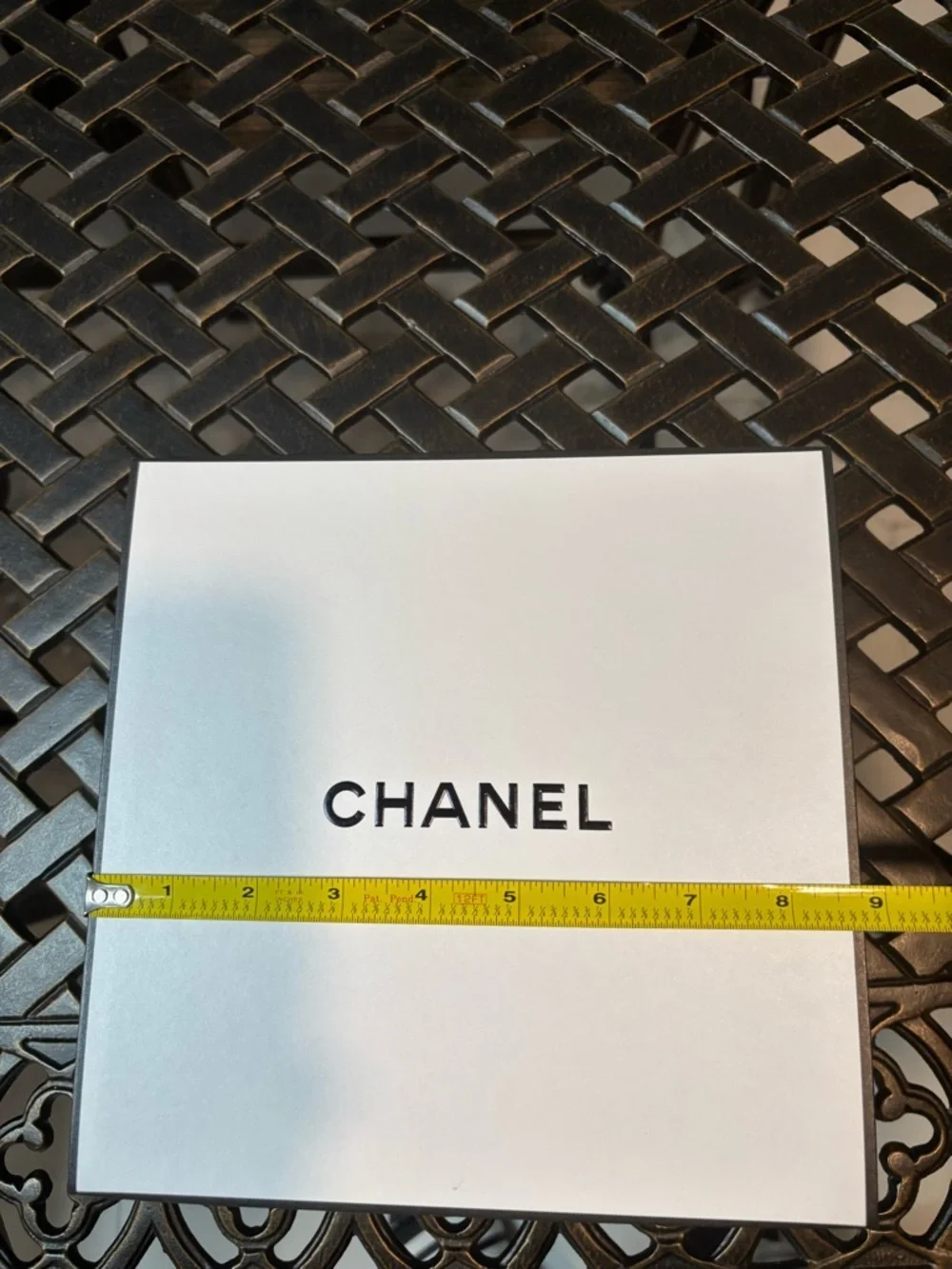 CHANEL White Box with Black Logo and Tissue